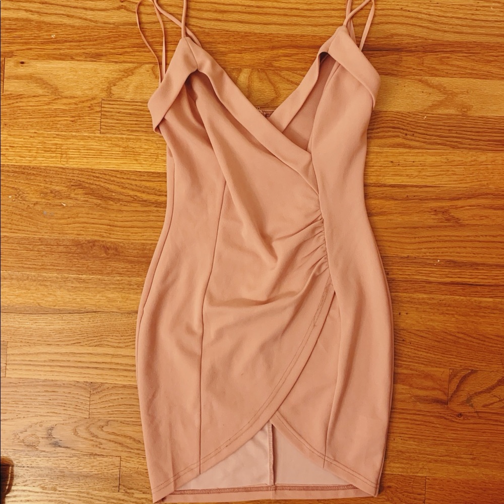 Size S bodycon tight pink dress